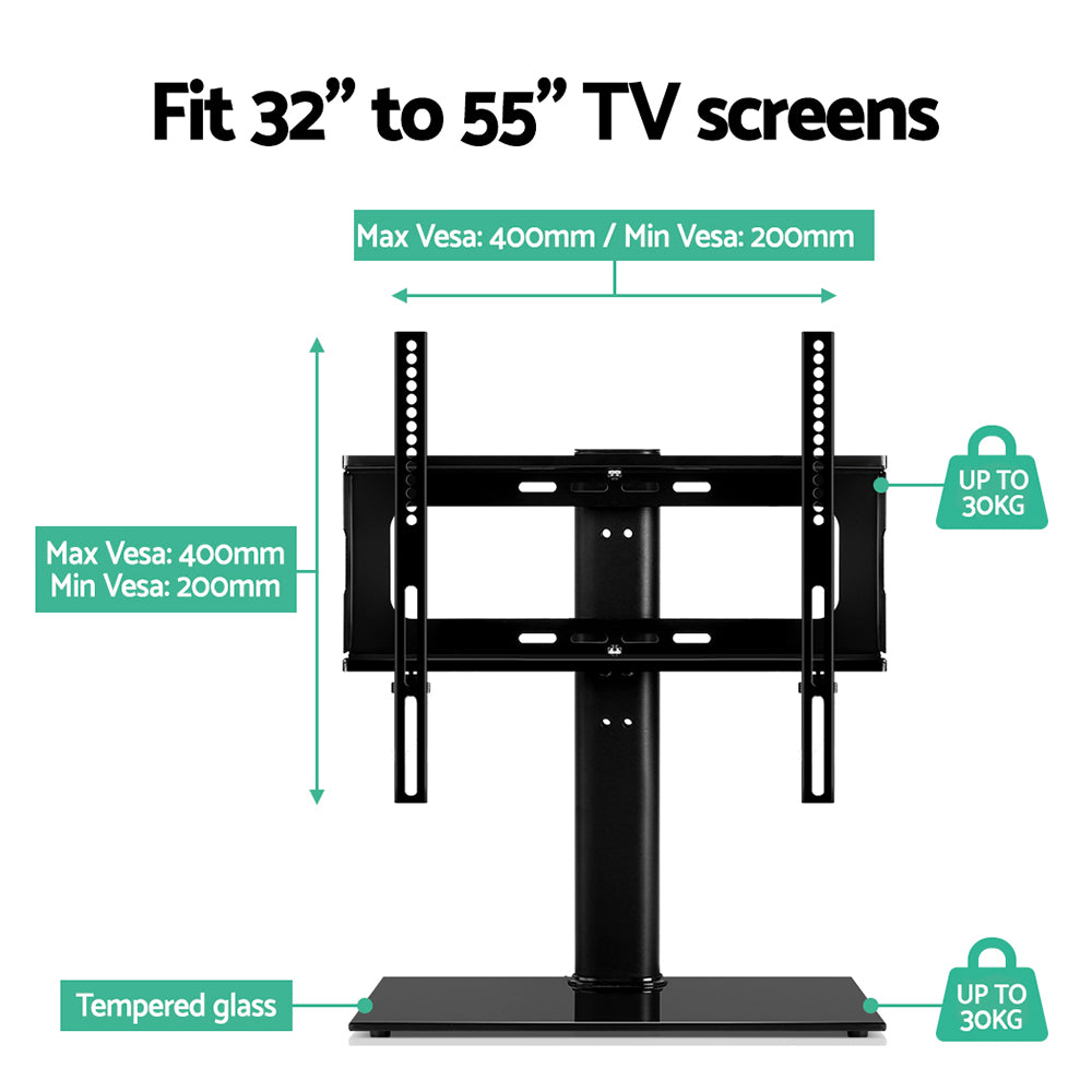 Artiss Table Top TV Swivel Mounted Stand