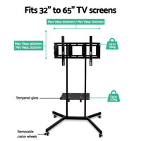 Thumbnail for Artiss TV Mount on Stand - Black