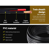 Thumbnail for Twin Core Wire Electrical Automotive Cable 2 Sheath 450V 10M 6B&S