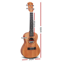 Thumbnail for ALPHA 23 Inch Concert Ukulele Mahogany Ukeleles Uke Hawaii Guitar