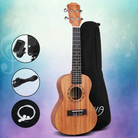 Thumbnail for ALPHA 23 Inch Concert Ukulele Mahogany Ukeleles Uke Hawaii Guitar