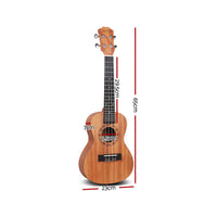 Thumbnail for ALPHA 26 Inch Tenor Ukulele Mahogany Ukeleles Uke Hawaii Guitar