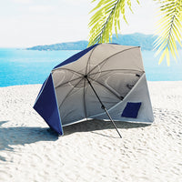 Thumbnail for Instahut Outdoor Beach Umbrella Garden Umbrellas Sun Extension Pole Sun Canpoy