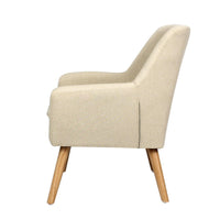 Thumbnail for Artiss Fabric Dining Armchair - Beige