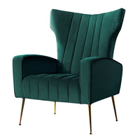 Thumbnail for Artiss Armchair Lounge Chairs Accent Armchairs Chair Velvet Sofa Green Seat