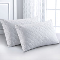 Thumbnail for Elan Linen 100% Cotton Quilted Fully Fitted 50cm Deep Double Size Waterproof Mattress Protector