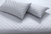 Thumbnail for Elan Linen 100% Cotton Quilted Fully Fitted 50cm Deep Double Size Waterproof Mattress Protector