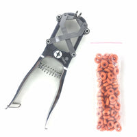 Thumbnail for Cattle Lamb Sheep Stainless Steel Elastrator Castrating Plier with 100 Rubber