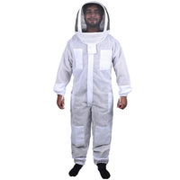 Thumbnail for Beekeeping Bee Full Suit 3 Layer Mesh Ultra Cool Ventilated Hoodie Veil Beekeeping Protective Gear Size M