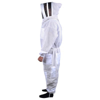 Thumbnail for Beekeeping Bee Full Suit 3 Layer Mesh Ultra Cool Ventilated Hoodie Veil Beekeeping Protective Gear Size M