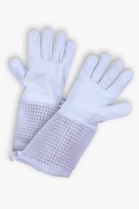 Thumbnail for Beekeeping Bee Gloves Goat Skin 3 Mesh Ventilated Gloves-S