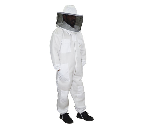 Beekeeping Bee Suit 2 Layer Mesh Round Head Style Ultra Cool & Light Weight - 3XL