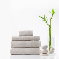 Thumbnail for Royal Comfort 4 Piece Cotton Bamboo Towel Set 450GSM Luxurious Absorbent Plush - Sea Holly