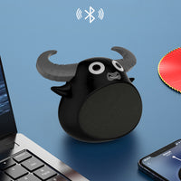 Thumbnail for Fitsmart Bluetooth Animal Face Speaker Portable Wireless Stereo Sound - Khaki