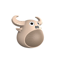 Thumbnail for Fitsmart Bluetooth Animal Face Speaker Portable Wireless Stereo Sound - Khaki