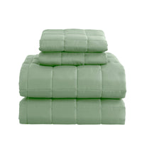 Thumbnail for Royal Comfort Coverlet Set Bedspread Soft Touch Easy Care Breathable 3 Piece Set - Queen - Sage