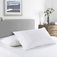 Thumbnail for Royal Comfort 2000 Thread Count Bamboo Cooling Sheet Set Ultra Soft Bedding - Queen - White