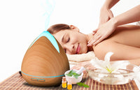 Thumbnail for Essential Oils Ultrasonic Aromatherapy Diffuser Air Humidifier Purify 400ML - Light Wood