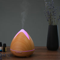 Thumbnail for Essential Oils Ultrasonic Aromatherapy Diffuser Air Humidifier Purify 400ML - Light Wood