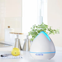 Thumbnail for Essential Oils Ultrasonic Aromatherapy Diffuser Air Humidifier Purify 400ML - White