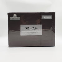 Thumbnail for Renee Taylor 1500 Thread Count Pure Soft Cotton Blend Flat & Fitted Sheet Set Dusk Grey King