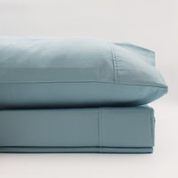 Thumbnail for Renee Taylor 1500 Thread Count Pure Soft Cotton Blend Flat & Fitted Sheet Set Mist King