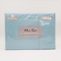 Thumbnail for Renee Taylor 1500 Thread Count Pure Soft Cotton Blend Flat & Fitted Sheet Set Mist King