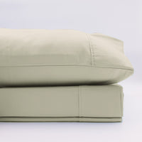 Thumbnail for Renee Taylor 1500 Thread Count Pure Soft Cotton Blend Flat & Fitted Sheet Set Ivory King