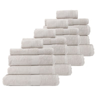 Thumbnail for Royal Comfort 20 Piece Cotton Bamboo Towel Bundle Set 450GSM Luxurious Absorbent - Sea Holly