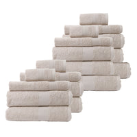 Thumbnail for Royal Comfort 18 Piece Cotton Bamboo Towel Bundle Set 450GSM Luxurious Absorbent - Beige