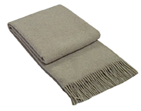 Thumbnail for Brighton Throw - 100% NZ Wool - Beige