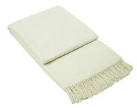 Thumbnail for Chiswick Throw - Merino Wool/Cashmere - Ivory