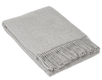 Thumbnail for Hampton Throw - Merino Wool Blend - Silver