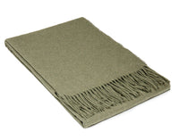 Thumbnail for Paddington Throw - Fine Wool Blend - Olive