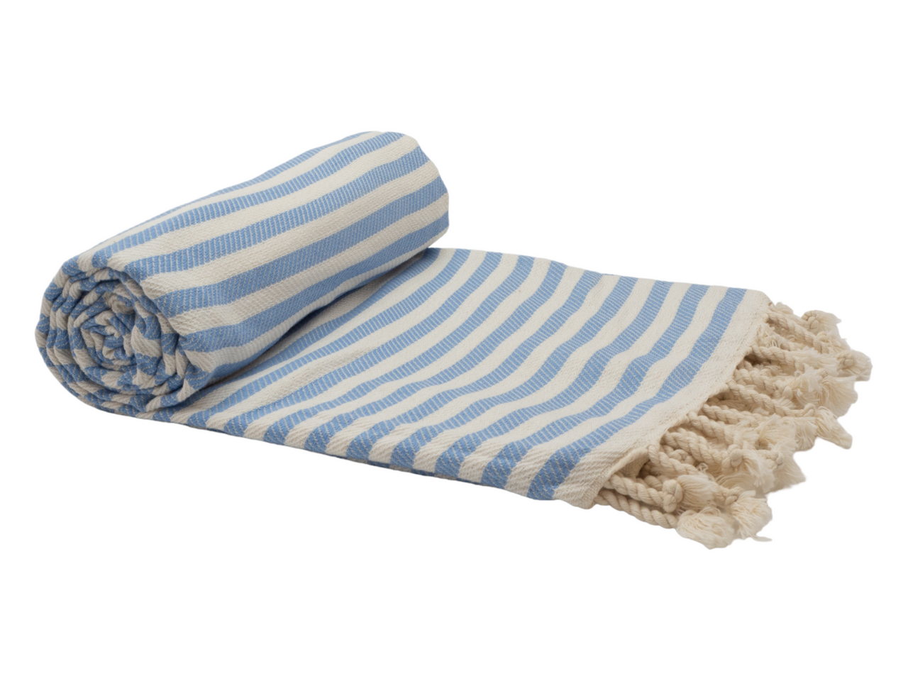 PORTSEA TURKISH COTTON TOWEL - SKY BLUE