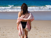 Thumbnail for PORTSEA TURKISH COTTON TOWEL - CORAL