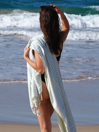 Thumbnail for PORTSEA TURKISH COTTON TOWEL - SEAFOAM