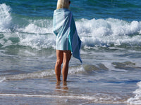 Thumbnail for SORRENTO TURKISH COTTON TOWEL - OCEAN