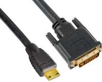 Thumbnail for ASTROTEK Mini HDMI to DVI Cable 60cm - 19 pins Male to 24+1 pins Male 30AWG OD6.0mm Gold Plated Black PVC Jacket RoHS LS CBAT-MINIHDMIDVI-1.4