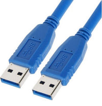 Thumbnail for ASTROTEK USB 3.0 Cable 2m - Type A Male to Type A Male Blue Colour