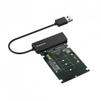 Thumbnail for SIMPLECOM SA225 USB 3.0 to mSATA + M.2 (NGFF B Key) 2 In 1 Combo Adapter