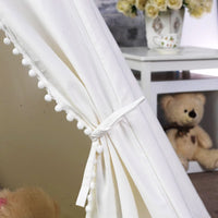 Thumbnail for 5 Poles Giant Kids Teepee Tent (Natural Canvas)