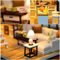 Thumbnail for Dollhouse Miniature with Furniture Kit Plus Dust Proof and Music Movement - M9 (1:24 Scale Creative Room Idea)