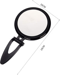 Thumbnail for 20X Magnifying Hand Mirror Two Sided Use for Makeup Application, Tweezing, and Blackhead/Blemish Removal (10 cm Black)