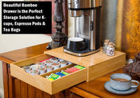 Thumbnail for Bamboo K-Cup Coffee Pod Holder Storage Organizer  for Kitchen, Jewelry and Cosmetic