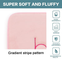 Thumbnail for Extra Thick Memory Foam & Super Comfort Bath Rug Mat for Bathroom (60 x 40 cm, Pink)