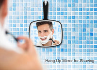 Thumbnail for Extra Large Black Handheld Mirror with Handle (24 x 16 cm)