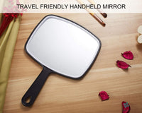 Thumbnail for Extra Large Black Handheld Mirror with Handle (24 x 16 cm)