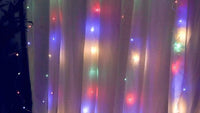 Thumbnail for 300 LEDs Window Curtain Fairy Lights 8 Modes and Remote Control for Bedroom (Multicolor, 300 x 300cm)