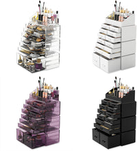 Thumbnail for Makeup Cosmetic Organizer Storage with 12 Drawers Display Boxes (Clear)